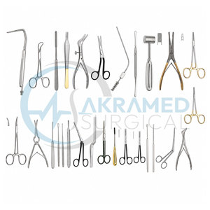 Peck Rhinoplasty Instrument Set Stainless Steel Nasal Plastic Surgery Kit CE Certified Reusable Medical Instruments - Product Image 2