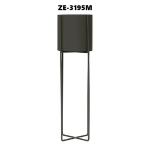 Supports de fleurs en métal biodégradables minimalistes et écologiques avec finition galvanisée pour une utilisation en intérieur, design circulaire noir - Product Image 2