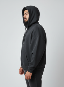 Trending Hot Sale New Arrival Blank <b>Men's</b> Hoodies Wholesale Plain Color Oversized Hoodies High Quality - Product Image 3