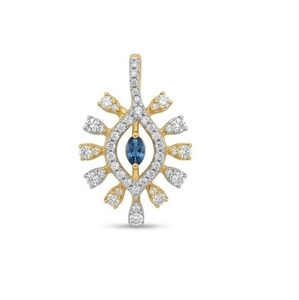 Pendentif en diamant moissanite le plus vendu, bijou raffiné pour femme, élégant pour le quotidien, cadeau disponible à la vente - Product Image 1