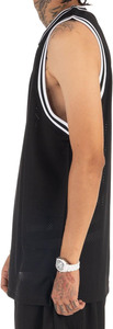 Maillot de basket-ball personnalisé en mesh pour hommes, manches courtes, débardeur de sport, séchage rapide, 100% coton, uniforme d'équipe, logo personnalisé, sublimation - Product Image 2
