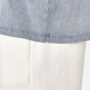 เสื้อเชิ้ตผู้ชายคุณภาพสูง ล้างด้วยกรด สไตล์สตรีทแวร์ คอลเลคชั่นลำลอง เนื้อผ้าทนทาน ระบายอากาศได้ดี สวมใส่สบาย ผ้าฝ้าย 100% - Product Image 6