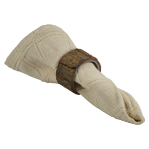 Anneau de serviette en bois coloré pour la table, support de serviette en tissu pour la restauration, l'hôtellerie et les fêtes - Product Image 1