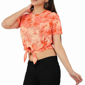 Camiseta Corta de Verano Transpirable para Mujer con Logotipo Personalizado - Venta al por Mayor - Product Image 3