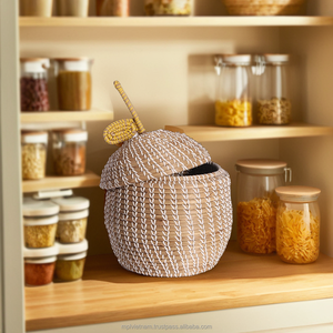 Handmade Rattan and PP Blend <b>Basket</b> Modern <b>Willow</b> Hamper for Vegetable and Food Storage, Fruit-Shaped Home - Product Image 4