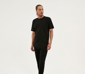 Camiseta Casual de Manga Corta para Hombre, Corte Holgado, Diseño Liso y Lavado, Ideal para el Verano y el Trabajo - Product Image 2
