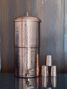 Pure Copper Water Dispenser Anti-Corrosion Coating Portable Digital Pressing Type Home Office Use <b>Storage</b> - Product Image 6