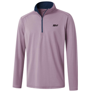 Sudadera con Cierre de Cremallera de un Cuarto para Hombre, Estilo Clásico, Corte Regular, Uso Diario, Mezcla de Algodón, Gran Venta - Product Image 1