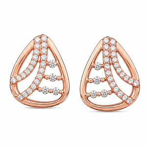 Parure de bijoux de luxe pour femme en argent 925 avec zircon et cristal goutte d'eau, collier et boucles d'oreilles, sertissage en canal à taille brillant ronde - Product Image 3