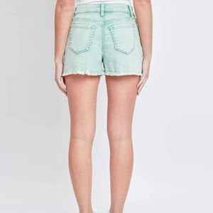 Nouvel Arrivage Miarma & Co Short en jean taille haute déchiré pour femme, fermeture boutonnée, coupe large, ajustement régulier, décontracté été - Product Image 5