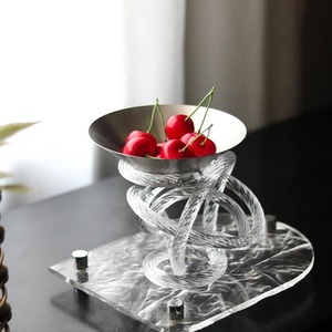 Shiny Finish Metal Bowl for Restaurant Catering Buffet Display Lightweight Stainless Steel Serving Bowl With Acrylic Stand - Product Image 5