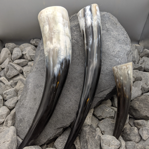 Cuerno de Búfalo Pulido Ecológico Estilo Vikingo OX, el Más Vendido, con Soporte - Product Image 6