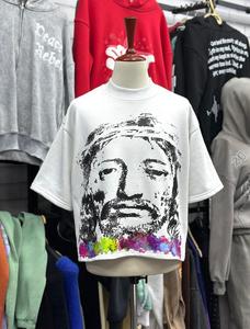 Camiseta Negra para Hombre a Precio Razonable, Manga Corta, Cuello Redondo, Estampado, Corte Regular, Estilo Urbano, Tela de Jersey de Algodón, Personalizada - Product Image 6
