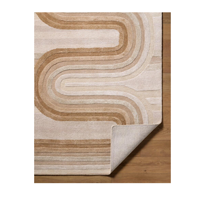 พรมขนสัตว์วิสโคสทำมือ ทอมืออย่างประณีต นุ่มหรูหรา เหมาะสำหรับห้องนั่งเล่น ห้องนอน โรงแรม ตกแต่งบ้าน พรมปูพื้นแบบสั่งทำทันสมัย - Product Image 6