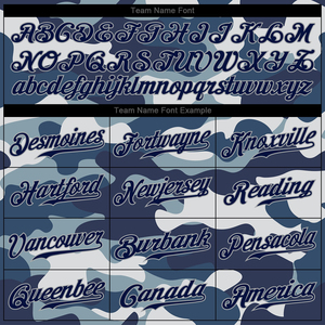 Maillot de baseball en tissu maille polyester de haute qualité, style camouflage marine et gris, respirant et anti-humidité, vente en gros - Product Image 6