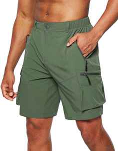 Men's Cargo Shorts Quick Dry Outdoor Travel Shorts for Men with Multi Pocket for Fishing Camping Casual - Product Image 2