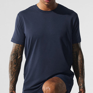 T-shirt décontracté pour homme en coton premium imprimé, coupe ample, col rond, manches courtes - Product Image 1