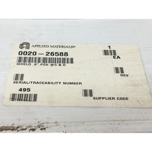 AMAT 0020-26588 SHIELD 8" PCII @C & D, 147903 - อุปกรณ์และอะไหล่เซมิคอนดักเตอร์ระดับโลกที่เชื่อถือได้ - Product Image 6