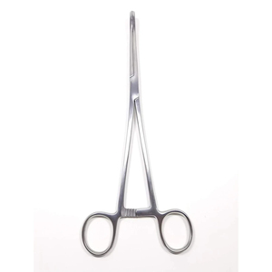 Pince à éponges vétérinaires de 7 pouces en acier inoxydable, à mâchoires de préhension manuelle, instrument chirurgical pour usage médical - Product Image 1