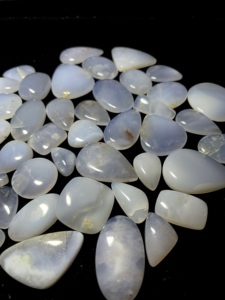 Ágata Azul de Encaje, Calidad Superior, 100% Natural, Cabujón, Gema Suelta para Joyería - Product Image 4