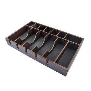 Caja Organizadora de Herramientas de Barbería de Madera de Haya, para Cortapelos, Peines, Cepillos, Tijeras y Accesorios, de Alta Calidad y Duradera para Profesionales - Product Image 2