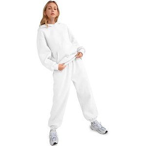 ชุดวอร์มผู้หญิง เสื้อฮู้ดดี้และกางเกงขายาวสำหรับฤดูหนาว ขายส่ง - Product Image 6