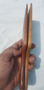 Indian Artisan Salon-quality <b>Wooden</b> Comb Sustainable Handcrafted in Bulk for Sale Custom Horn Handle Perfect for Hair Grooming - Product Image 3