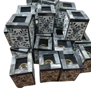 Handmade Custom Design Modern Incense Burner <b>Candle</b> <b>Holder</b> Bone Inlay Bakhoor Burner Home Decoration <b>Candle</b> Stand Factory Direct - Product Image 3