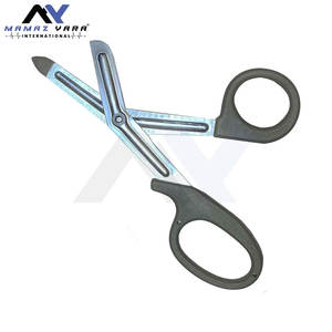 Tijeras EMT Coloridas de Uso Médico, Hoja de Acero Inoxidable, Mango de Plástico, Juego Estándar de 6 Piezas, Tijeras Quirúrgicas para Vendajes - Product Image 5