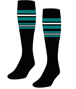 Chaussettes de football haute performance, longues jusqu'aux genoux, pour hommes, avec compression, en tricot décontracté, résistantes aux déchirures - Product Image 6