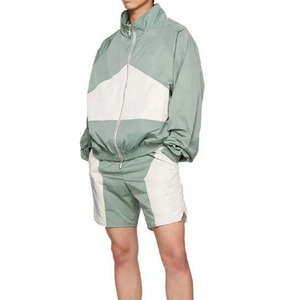 Modern Athletic Design Soft And Comfortable Windbreaker <b>Shorts</b> And Jackets <b>Set</b> Fully Fashionable Men Windbreaker <b>Shorts</b> <b>Sets</b> - Product Image 3