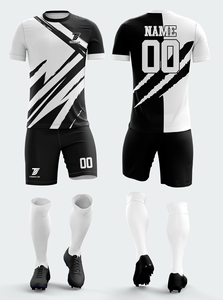 Camisetas de Fútbol Unisex Personalizadas, Sublimadas con Transferencia de Calor, Cuello Redondo/en V, Manga Corta, Secado Rápido, Transpirables, 100% - Product Image 4