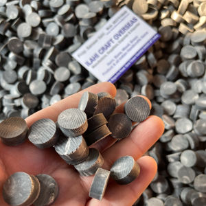 Botones de Cuerno de Búfalo al por Mayor, Negros, en Tamaños de 16mm/19mm/21mm/23mm/26mm/29mm/31mm para Accesorios de Ropa - Product Image 1