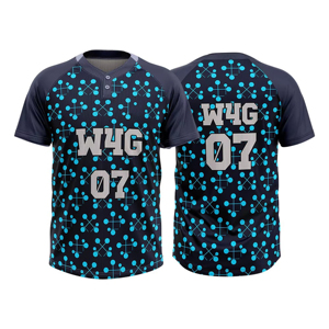High Quality Baseball Jersey Sublimated Print Moisture Wicking 100% <b>Polyester</b> Short Sleeve Unisex Adult Autumn/Winter - Product Image 4