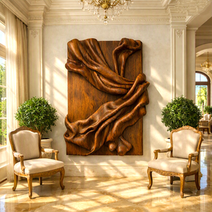 Hand Carved Wall Art Farmhouse 3D Wood Wall Art For Bedroom Livingroom Entryway Rustic Ambience - Product Image 4