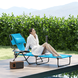 Chaise longue inclinable pour une relaxation confortable en plein air - Product Image 1