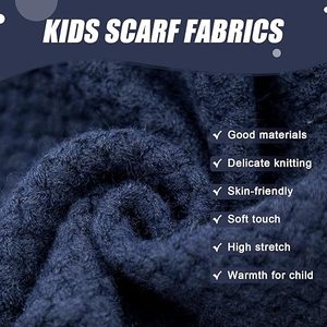 Super-Stretch Unisex Knitted <b>Scarf</b> - Flexible Winter Neck Wrap - Custom Logo Soft Rib-Knit Warm Muffler - Product Image 2