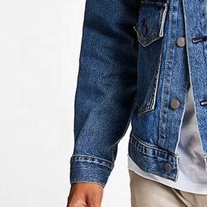 Vestes en jean unisexes en gros, prix direct usine, imperméables, coupe-vent, style streetwear à capuche - Product Image 2