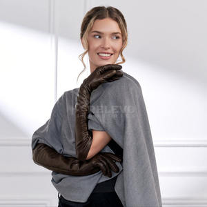 ถุงมือขนเฟอร์เทียมสำหรับผู้หญิง ถุงมือยาวสำหรับฤดูหนาว ถุงมือสำหรับงานปาร์ตี้ ราคาถูก - Product Image 3