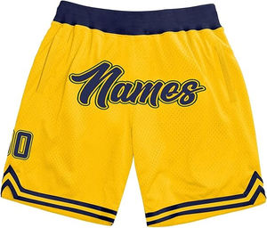 Shorts de basketball sportifs haute performance pour jeunes hommes, mi-longueur, respirants, à séchage rapide, avec logo d'équipe personnalisable - Product Image 3