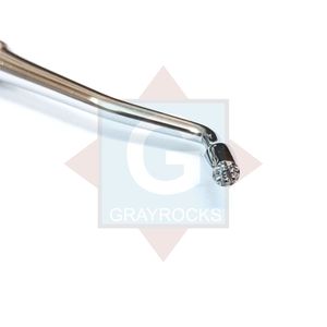 GRAYROCKS Dental Hollenback Amalgam Plugger Condenser Manual Knurled Grip Silver Instrumento Quirúrgico Clase I - Product Image 3