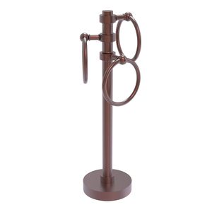 Oval <b>Towel</b> <b>Stand</b> with Venetian Bronze Finished Freestanding Bathroom <b>Towel</b> Holder Elegant Metal Drying <b>Rack</b> - Product Image 6