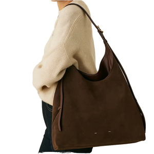 Sac fourre-tout à bandoulière en cuir véritable grande capacité pour femme 2026 avec doublure en coton pour la mode printemps automne hiver 44 - Product Image 1