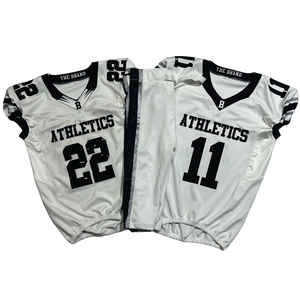 Maillot de football américain personnalisé 2026 – Cadeau pour hommes, femmes, jeunes et enfants – Fans de sport – Nom et numéro d'équipe imprimés et brodés – Dégradé - Product Image 1