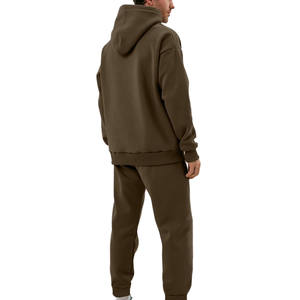 ชุดวอร์มออกกำลังกายผู้ชาย เนื้อผ้านุ่ม ระบายอากาศดี มีฮู้ด ทรงเข้ารูป กางเกงจ็อกเกอร์ น้ำหนักเบา เหมาะสำหรับฝึกซ้อม วิ่ง และสวมใส่ลำลอง - Product Image 4