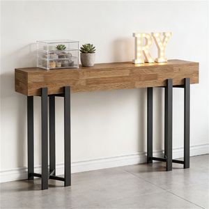 Tavoli Consolle in Legno, Scrivania di Controllo Principale, Tavolo da Divano, Tavolo da Ingresso, Tavolo da Pranzo, Tavolo Buffet per Ristorante, Espositore da Ufficio - Product Image 2