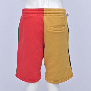 Pantalones Cortos Casuales para Hombre MRI GROUP, Cintura Media, con Cordón Ajustable, Verde y Negro, Logotipo con Letras en la Parte Delantera, 100% Algodón Felpa, Transpirables, de Secado Rápido - Product Image 2