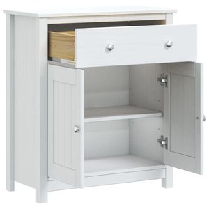 Mobile bagno in legno massiccio bianco Berg 27.4 "x 13.4" x 31.5 "-mobili di qualità per il tuo bagno - Product Image 4