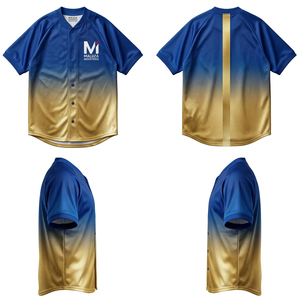 เสื้อเบสบอลแบบซับลิเมชั่นขายส่ง ออกแบบตามสั่ง เนื้อผ้านุ่ม ระบายอากาศได้ดี แห้งเร็ว ชุดยูนิฟอร์มทีมมืออาชีพ - Product Image 6