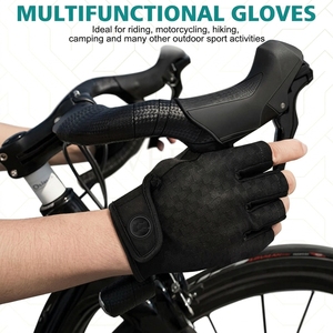 Guantes de Ciclismo Transpirables de Medio Dedo Más Vendidos para Hombre y Mujer, Guantes Lavables para Ciclismo Deportivo en Carretera - Product Image 3
